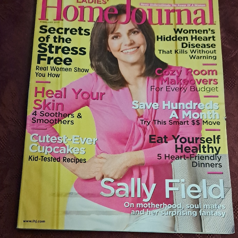Ladies Home Journal February 2007 Cover: Sally Field
